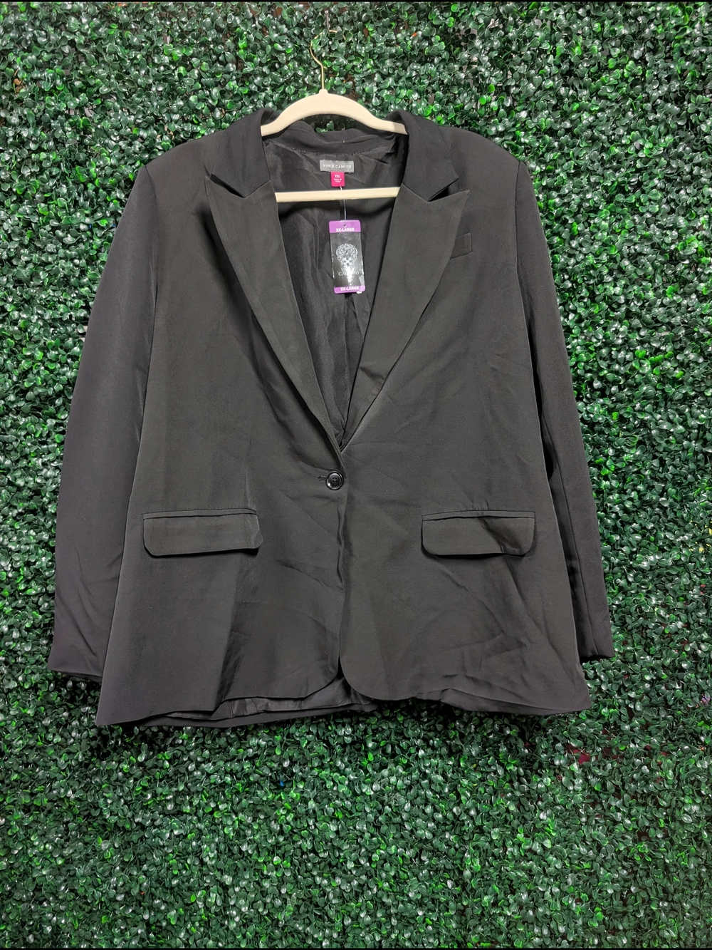 Vince Camuto Black Single-Button Women's Blazer